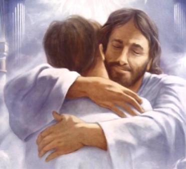 Jesus embrace