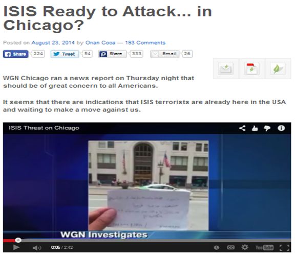 WGN report ISIS